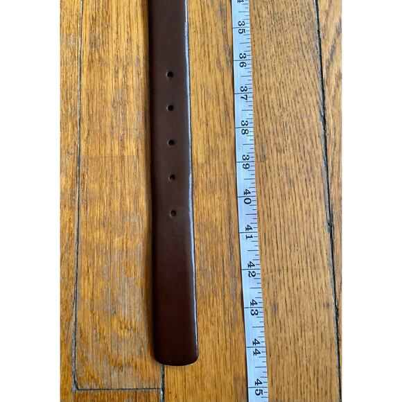 KENNETH COLE New York Dark Brown Leather Belt Mens sz 38 - Picture 9 of 9